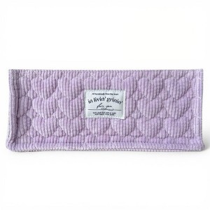 Anna-Kaci Rectangular Quilted Storage Box with Soft Sides and Label Accent 4.7x11x6.3in - 1 of 3