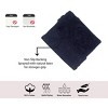 Modesto Bath Rug Bathroom Rugs Set, Washable Rug, Thick Extra Soft and Absorbent bath Rug, Bath Mat Set, Bath Floor Mat Non-Slip, 2 Pcs Set, Navy - 4 of 4