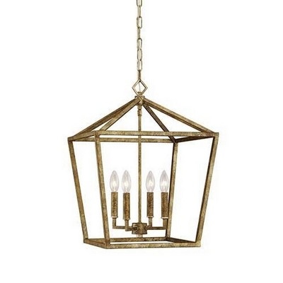 Millennium Lighting 4 - Light Pendant in  Vintage Gold