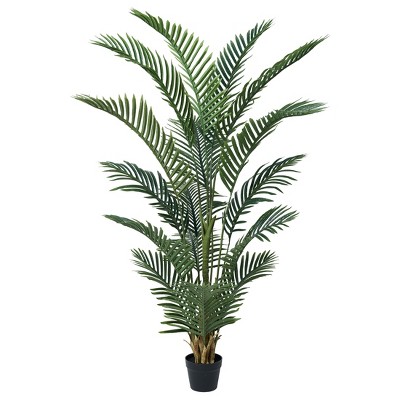 51''/59''/71'' Artificial Palm Plants - Realistic Faux Greenery with Adjustable Branches - Potted Indoor/Outdoor Artificial Plant for Home Decor