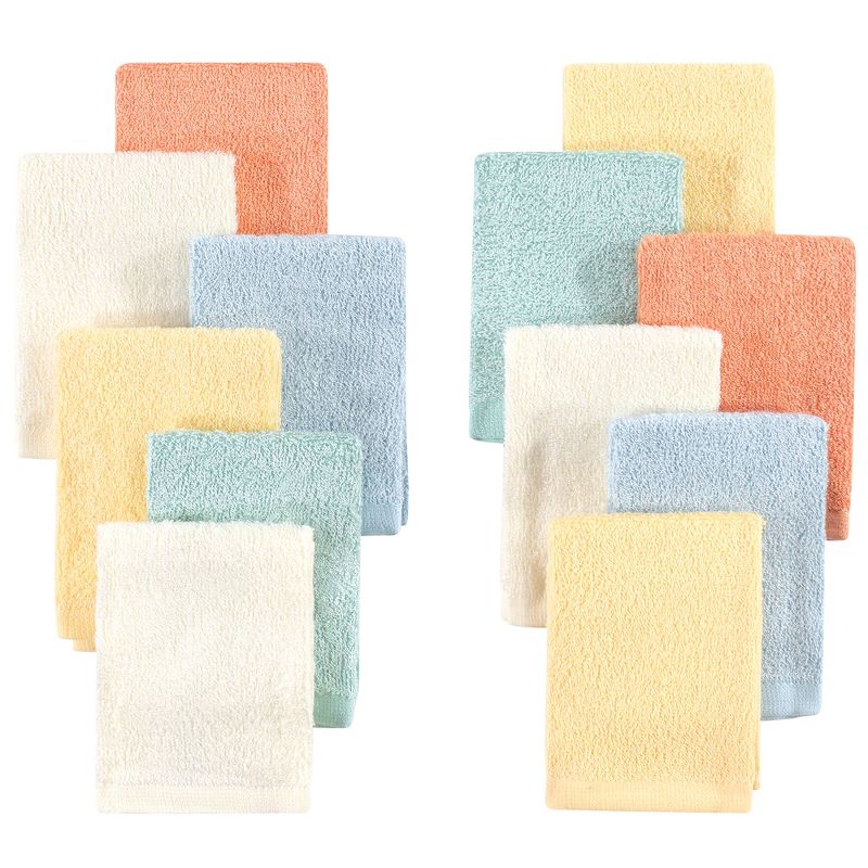 Hudson Baby 24Pc Rayon from Bamboo Woven Washcloths, Soft Neutral, One Size, 2 of 3