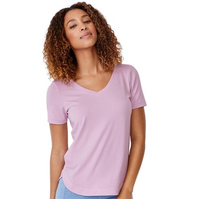 Jockey Women's Everactive V-neck Tee 3xl Smokey Purple : Target