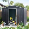 NicBex 10*8ft Outdoor Storage Shed Weatherproof Garden Shed with Sliding Door and Apex Roof for Garden, Lawn - 2 of 4