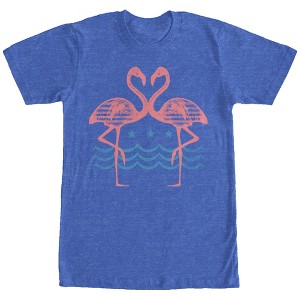 Men's Lost Gods Double Flamingos T-Shirt - 1 of 4
