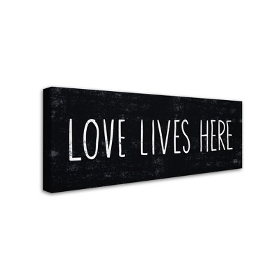 Trademark Fine Art -Michael Mullan 'Love Lives Here' Canvas Art