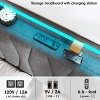Lift Up Storage Bed Frame, Height Adjustable Storage Headboard with Charging Station - 4 of 4