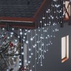 vidaXL LED Curtain Icicle Lights 393.7" 400 LED Cold White 8 Function - 3 of 4