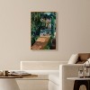 Art Remedy Entrance with Fountain Impresionism Landscape Wall Art Framed - 2 of 4