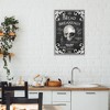 Stupell Industries Dead & Breakfast Spooky Skull Framed Giclee Art, Gray, 16" x 24" - 3 of 4