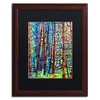 Trademark Fine Art -Mandy Budan 'In A Pine Forest' Matted Framed Art - 2 of 4