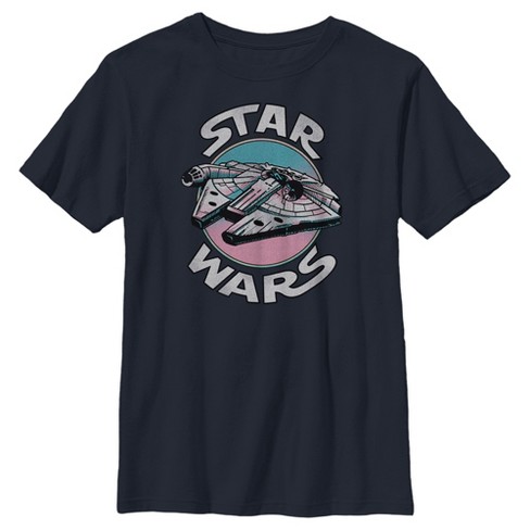 Boy's Star Wars: A New Hope Millennium Falcon Gradient Circle T-Shirt - image 1 of 4