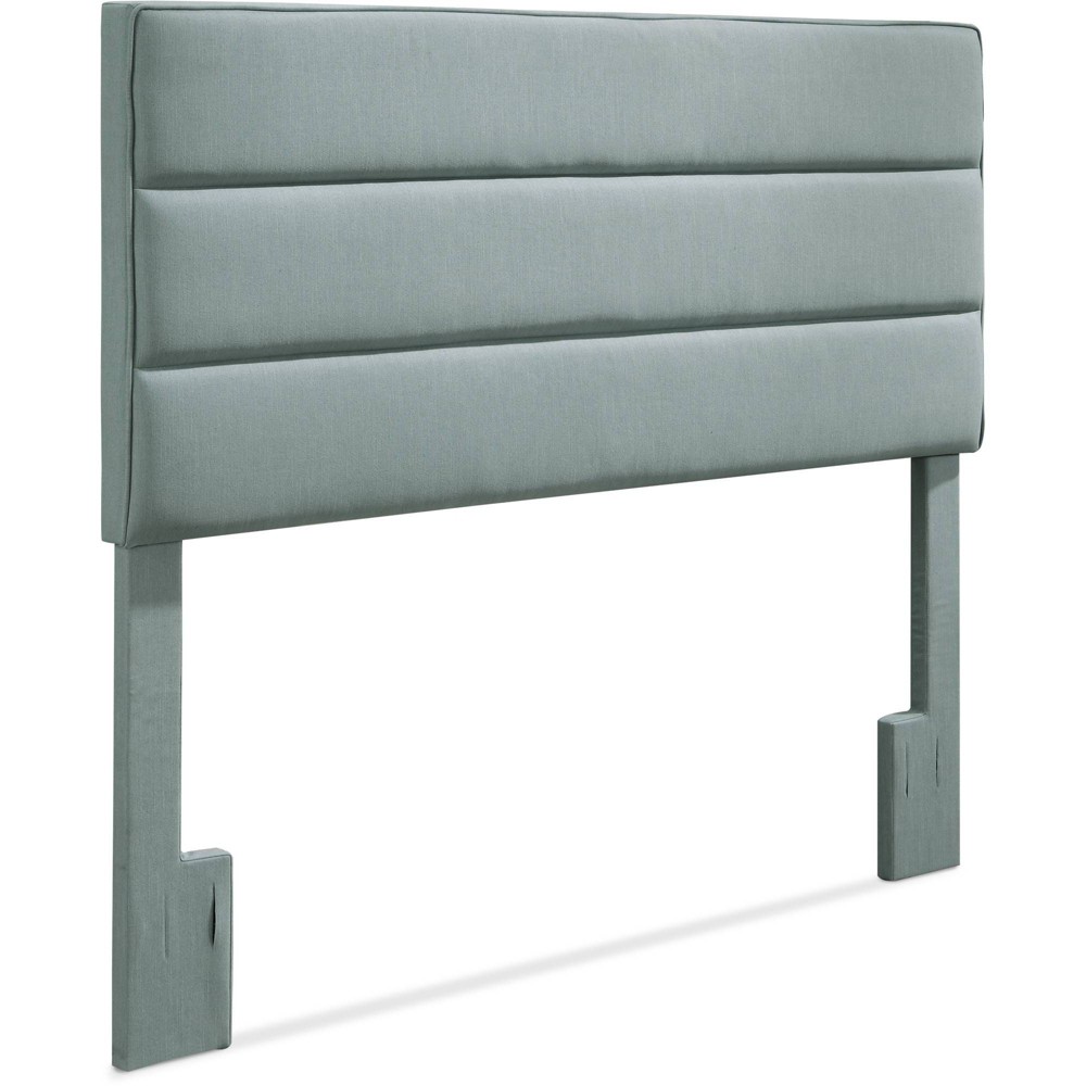 Photos - Bed Frame Serta Queen Palisades Upholstered Headboard Blue  