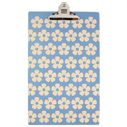 Lakeside Oversized Flower Theme Clip Board with Spring Floral Accents
