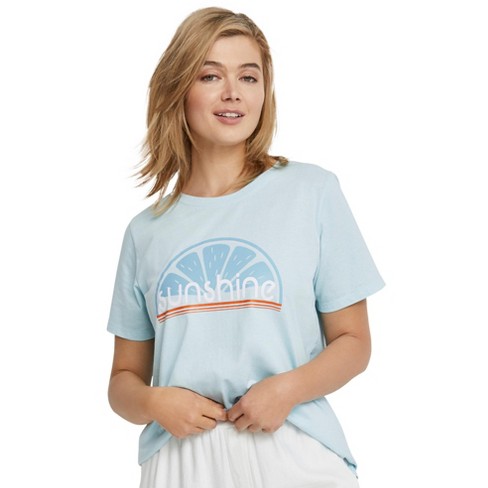 Womens plus size graphic hot sale tees