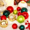 Aoibox 40pcs Christmas Ball Ornaments Set Shatterproof Assorted Size Red Gold Blue Green Baubles for Christmas Tree Decoration - 3 of 4
