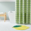 Lemon Shaped Machine Washable Non-Slip Bath Rug Yellow - Room Essentials™ - 2 of 4