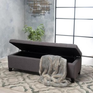 NicBex Rectangular Polyester Storage Ottoman Bench,Upholstered Storage Ottoman with Versatile Design,Storage Bench for Living Room,Bedroom - 1 of 4