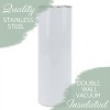 100 North 20 Ounce Stainless Steel On the Go Travel Tumbler With Push Top Lid, Siamese Cat Paint Splatter - 3 of 4