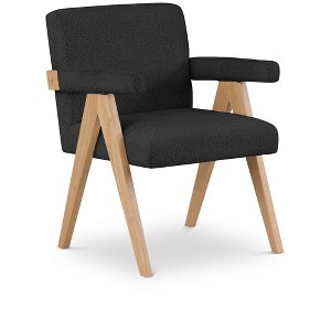 Meridian Furniture,Woodloch Boucle Fabric Accent Chair - 1 of 4
