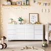 Acekool 14 Drawer Dresser TV Stand with Power Outlet, 63 Inch Fabric Entertainment Center for 65-75 Inch TV, Storage for Bedroom & Living Room - 4 of 4