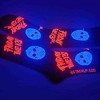 Friday The 13th Jason Voorhees Hockey Mask Men's Athletic Black Light Crew Socks - 4 of 4
