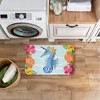 Stupell Industries Unicorn Seahorse & Hibiscus Printed Anti-Fatigue Floor Mat, design by Audrey Jeanne Roberts, 30"x18" - 4 of 4