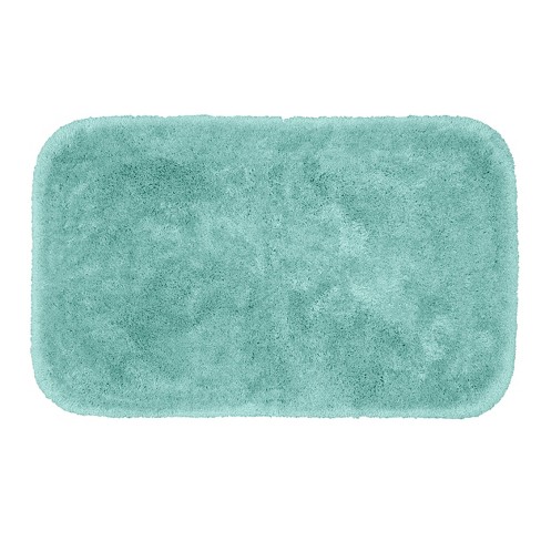 Bilaal Large Premium Micro Plush Rectangle Memory Foam Non-Slip 2 Piece Bath Rug Set (Set of 2) Mercer41 Color: Aqua