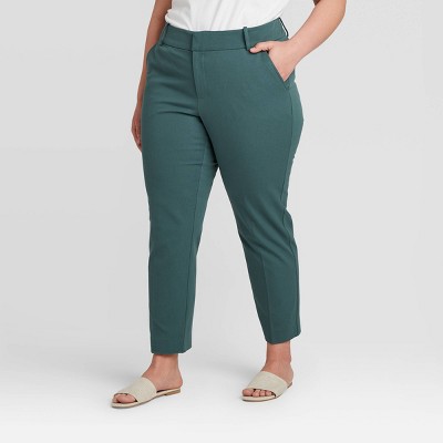 womens plus ankle pants