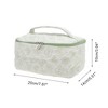 Unique Bargains Trendy Square Hearts Drawstring Makeup Bag 1 Pc - 2 of 4