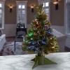 18" Battery Operated Fiber Optic Ice Christmas Tree - National Tree Company - 2 of 4