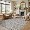 World Rug Gallery Multi-Tonal Area Rug for Living Room, Entryway, or Playroom – Easy to Clean and Family Friendly - 2 of 4
