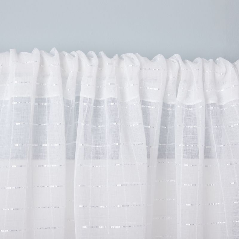 ESTATE VIEW Cambridge Semi-Sheer Rod Pocket Curtain Panel Pair, 4 of 7