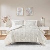 Madelyn Metallic Print Faux Fur Comforter Set - Intelligent Design - image 2 of 4