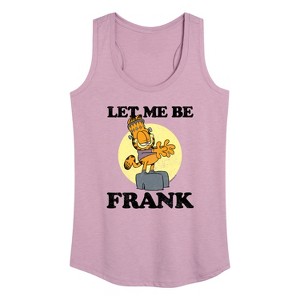 Women's - Garfield - Let Me Be Frank Graphic Racerback Tank - 1 of 4