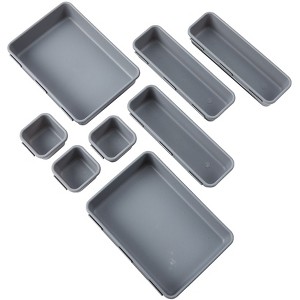 The Lakeside Collection Interlocking Drawer Organizer - Customizable Trays for Kitchen or Desk Drawer - 1 of 4