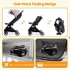 Ultra-Compact Lightweight Stroller with One-Hand Fold, Recline & Canopy for Travel - 4 of 4