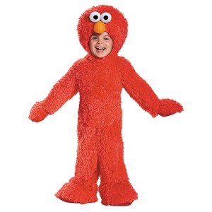 Toddler Boys' Sesame Street Elmo Extra Deluxe Plush Costume - 1 of 2