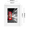 Americanflat Picture Frame with tempered shatter-resistant glass - Available in a variety of sizes and styles - 2 of 4