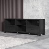 Acekool TV Stand with Drawers and Open Shelf, Large Storage Entertainment Console for TVs up to 70 Inches, Black - 2 of 4