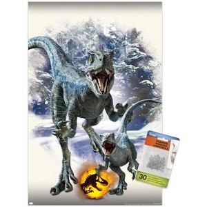 Trends International Jurassic World: Dominion - Blue and Beta Focal Unframed Wall Poster Prints - 1 of 4