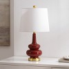 Evie Table Lamp - 23 Inch Height - TBL4610 - Cranberry - Safavieh - 3 of 4