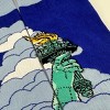 Lady Liberty Rises Above the Clouds Socks from the Sock Panda (Men's or Women's Sizes) - 2 of 3