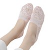 Anna-Kaci 3-Pack Women's Lace Mesh No Show Socks with Silicone Non-Slip Sole - 4 of 4
