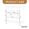 30" Modern Bathroom Vanity with Sink Combo Set, Solid Wood Frame Bathroom Storage Cabinet with 2 Soft Closing Doors and a Drawer - Leovsnove - 3 of 4