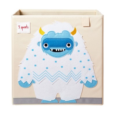 3 Sprouts Toy Storage Cube - 13" - Yeti