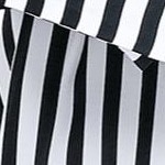 white black stripe