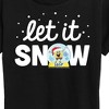 Women's - SpongeBob SquarePants - Let It Snow Short Sleeve Graphic T-Shirt - 2 of 4