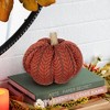Whisen Set of 2, Pumpkin with Point Pattern, Pumpkin Ornament Decor for Harvest Festival Fall Festival & Thanksgiving - 4 of 4