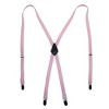 CTM Women's Elastic Clip-End 1/2 Inch Skinny Urban Suspenders - 3 of 4