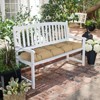Aoodor Outdoor Polyester Tufted Bench Cushion, Water-resistant & Fade-Resistant, Cushion for Window, Love Seat, Rattan Bench, Piano Bench - 2 of 4